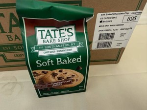 4x Tates Soft Baked-Dark Chocolate Chips Cookies