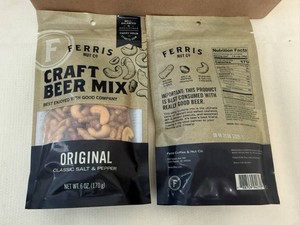 4x Ferris Nuts Craft Beer Mix-Classic Salt & Pepper