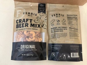 4x Ferris Nuts Craft Beer Mix-Classic Salt & Pepper