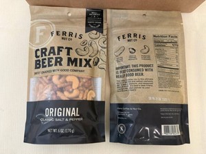 4x Ferris Nuts Craft Beer Mix-Classic Salt & Pepper