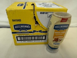 8x Hellmans Garlic & Parmesan Mayo