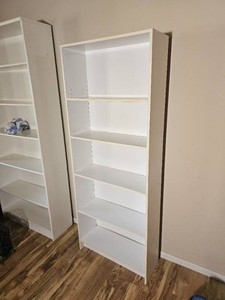 White Utility Storage Open Shelving