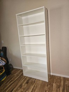 White Utility Storage Open Shelving