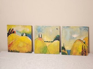 Janet Wiebe Beaver Southern Living Tuscan Landscape Art Trio