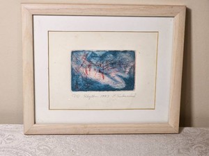 S. Stielenschel Signed Artist Proof Abstract Print  Rhythm 1993