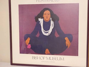 Bishop Museum Festivals Hawaiian Art Poster