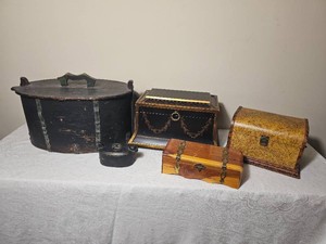 Vintage Decorative Wood Box & Storage Chest Collection