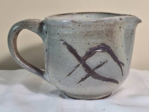 Signed Modern Studio Pottery Serving Pitcher