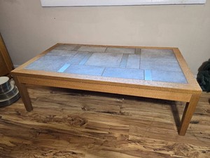 Oak Tile Top Coffee Table