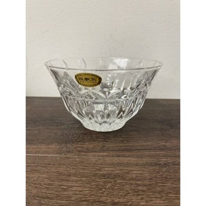 Block Crystal Clear Lead Crystal Cut Glass Bowl