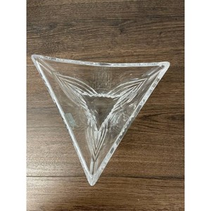 Mikasa Clear Crystal Triangle Bowl, Slovenia