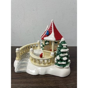 Department 56 Snow Village Gazebo Ceramic Figurine