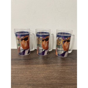 Clear Plastic Joes Place Camel Mug Set of 3