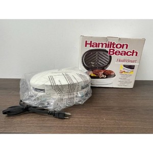 Hamilton Beach White Electric Grill HealthSmart Model 25219