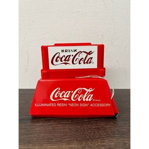Coca-Cola Red Resin Illuminated Neon Sign Accessory
