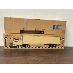 Ertl Collectibles Black Freightliner Cab with Trailer 143 Scale