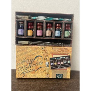 Authentic Models Writing Collection Ink Set with Pens, 8 Pieces