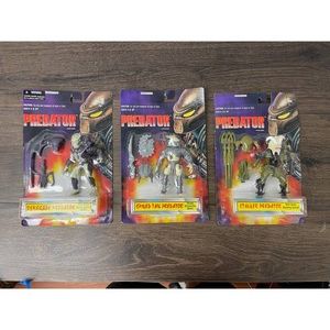 Predator Action Figures Set - 3 Carded Figures with Accessories