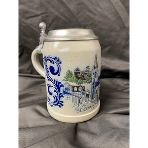 Goebel Gray Ceramic Beer Stein Mug � St. Goar, Salt Glaze