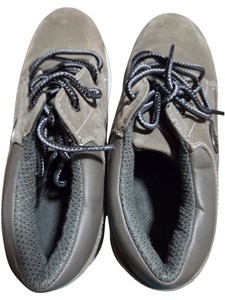 Lugz Brown Leather Slip Resistant Work Shoes Mens Size 8 Lace-Up