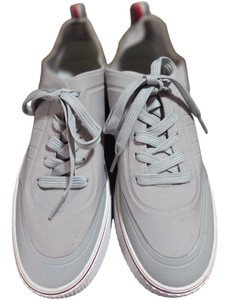 Tommy Hilfiger Womens Gray Lace-Up Sneakers Size 7M  Textile Low-Top Shoes