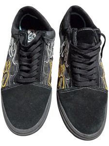 Vans ComfyCush Black Embroidered Low-Top Shoes Mens Size 11