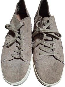 TOMS Womens Taupe Suede Lace-Up Casual Shoes Size 9.5 