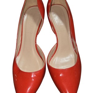 J.Crew Made in Italy Red Patent Leather Pointed Toe Heels Womens Size 6.5