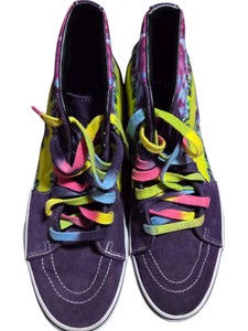 Vans Sk8-Hi Worlds #1 Skateboard Shoe Tie-Dye Purple Multicolor Mens 11