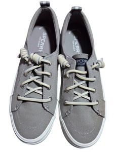 Sperry Top-Sider Womens Gray Canvas Sneakers Size 6.5  Memory Foam  Stitch Fix Bag