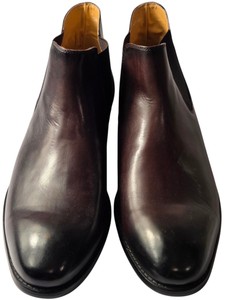 Renaissance Mens Dark Brown Leather Chelsea Ankle Boots  Size 46  13  341-01