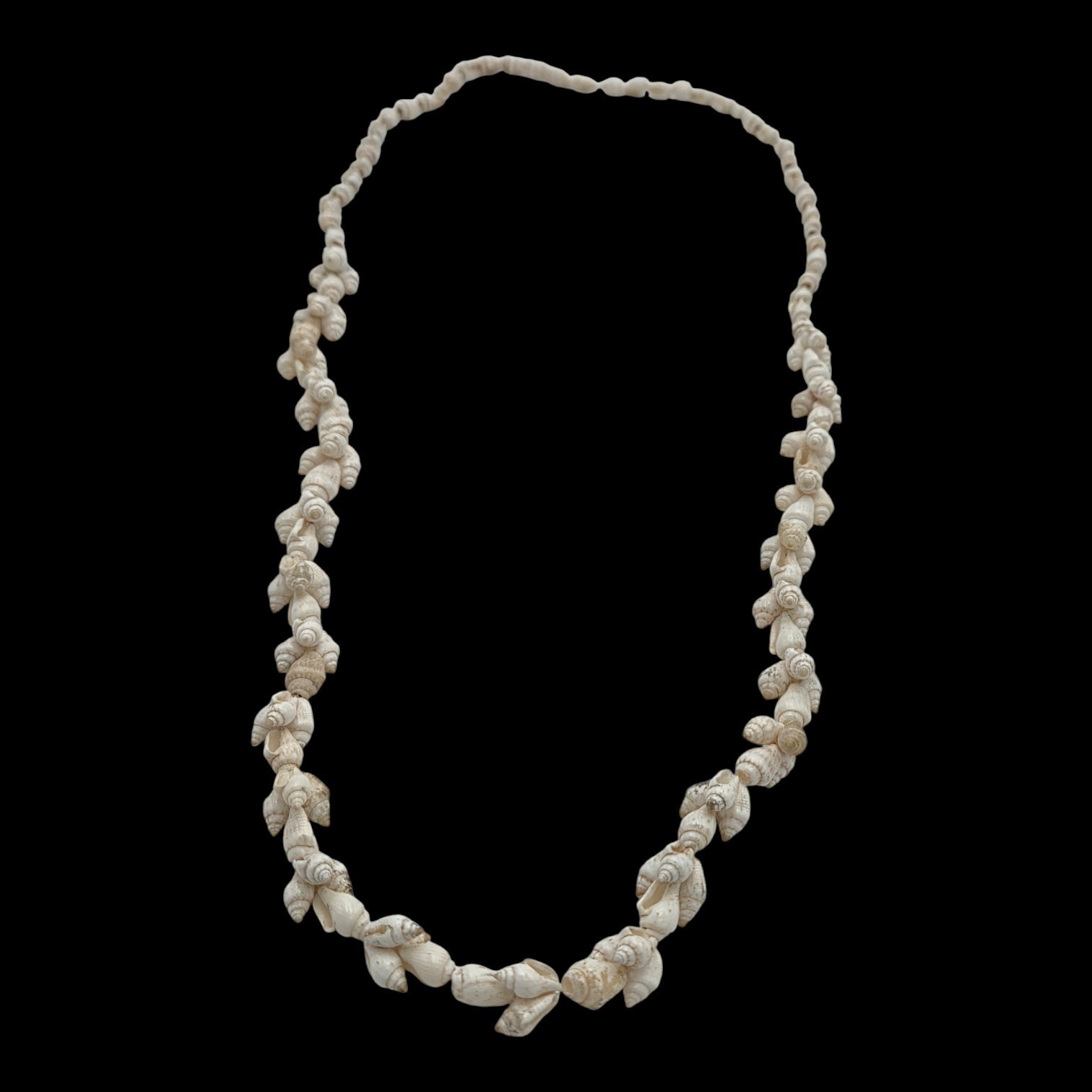 White Seashell Cluster Statement Necklace Coastal Beach Jewelry