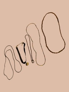 Lot of 5 Fashion Necklaces  Huckleberry, Yin Yang Pendant, Beaded & Multicolor