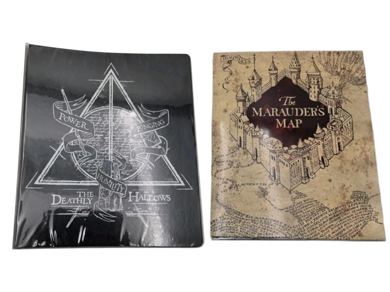 Harry Potter Deathly Hallows 3 Ring Binder & Pocket Folder Office Organizer