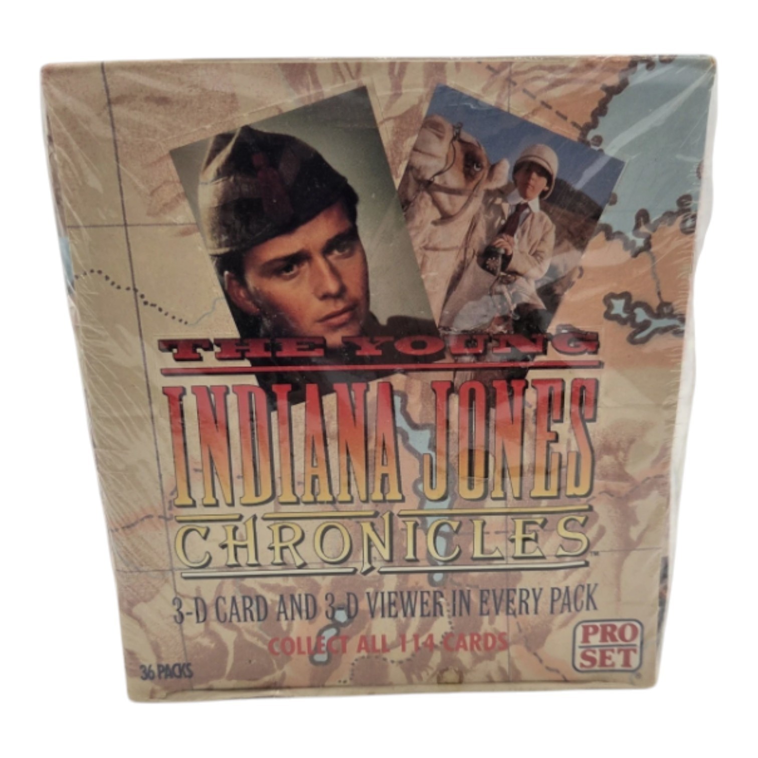 New Factory Sealed The Young Indiana Jones Chronicles Pro Set Trading Cards 36-Pack Box