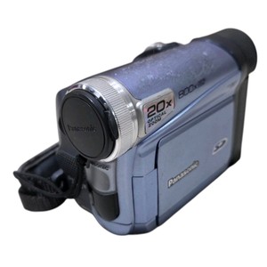 Panasonic PV-GS12 MiniDV Camcorder 20x Optical Zoom w Battery & Lens Cap  Untested