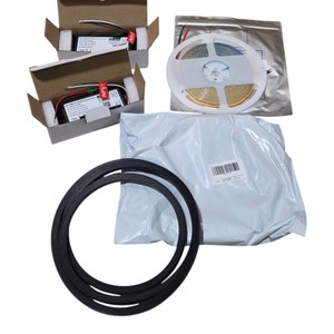 Mixed Lot  HAASHADA COB LED Strip, 2 Dimmable 24V 96W LED Drivers & 2 Lawn Mower Belts