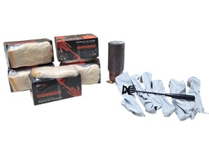 Mixed Supplies Lot - 7 Weeding Tools, Nitrile Gloves, Cotton Liners, Nursery Pots & More