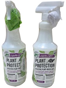 Lot of 2 Mighty Mint Plant Protection 32 oz Spray  Peppermint Oil 3-in-1 Garden Spray