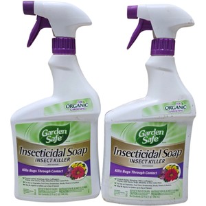 Lot of 2 Garden Safe Insecticidal Soap Insect Killer 32 oz Ready-to-Use Spray