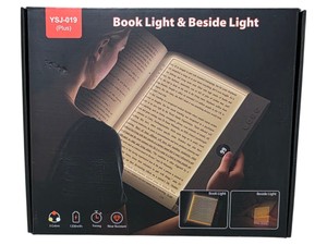 YSJ-019 Rechargeable LED Book Light & Bedside Light  8.4 White, 3 Colors, Timer