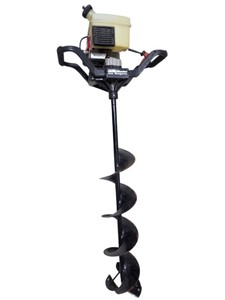 StrikeMaster Gas Ice Auger w Tecumseh Engine & Twin Blades  Untested
