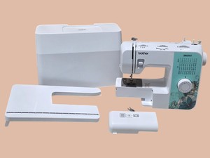  Brother SM3701 37-Stitch Electric Sewing Machine with Extension Table & Cover  Untested