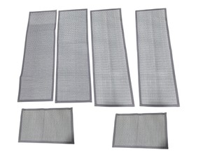Lot of 6 Purple Gray Woven Floor Mats & Runner Rugs  SONOMA  Assorted Sizes