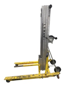 Used Sumner 2118 Contractor Material Lift  18 Lift  650-Lb Capacity  Was Approx. $4,199 New Retail  Heavy-Duty Warehouse Lift
