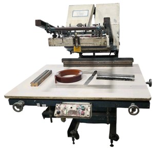 Medalist M&M Research V Series Commercial Screen Printer  Printing Press  SINGLE CYCLE WORKS  Large Industrial Flatbed Machine