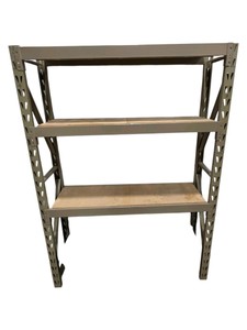 Heavy-Duty Gorilla Rack-Style Boltless Steel Shelving Unit  3 Particle Board Shelves  Warehouse  Garage  Shop Storage