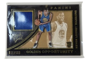 2015-16 Panini Black Gold Golden Opportunity Warriors Rookie Jersey #29 011199