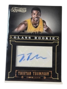 2012-13 Panini Timeless Treasures Tristan Thompson Glass Rookie Auto 499 #246