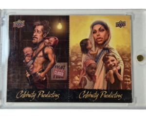 2010 Upper Deck Celebrity Predictors CP-17 & CP-18 Pair of 2 Cards